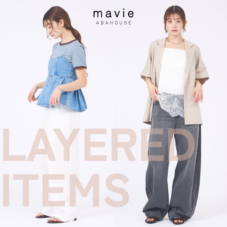 Abahouse Devinette�i�A�o�n�E�X�@�h�D���B�l�b�g�j�̃V���b�v�j���[�X�uabahouse mavie����Ă��郌�C���[�h�A�C�e���v