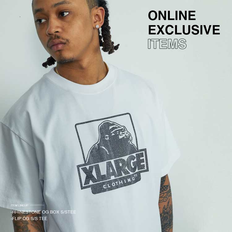 XLARGE�i�G�N�X�g�����[�W�j�̃V���b�v�j���[�X�u�yXLARGE�zONLINE EXCLUSIVE ITEMS�v