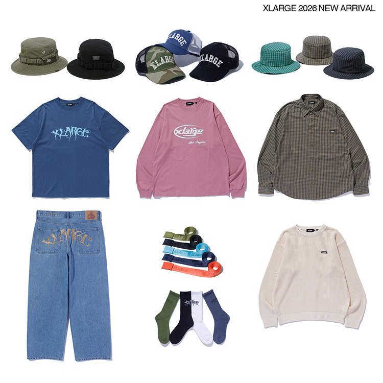 XLARGE�i�G�N�X�g�����[�W�j�̃V���b�v�j���[�X�u�yXLARGE�z���T�̐V���׃A�C�e�� & �������߃A�C�e���v