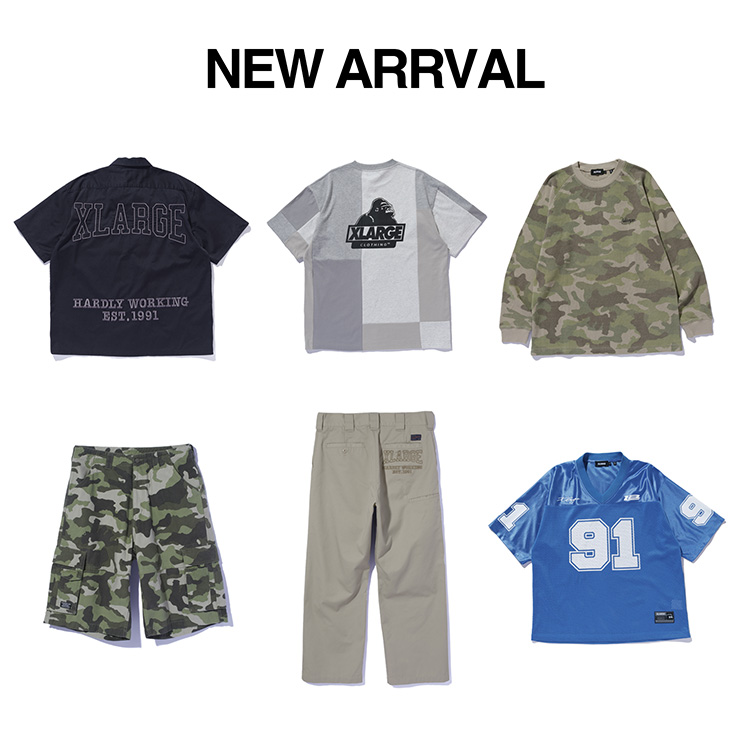 XLARGE�i�G�N�X�g�����[�W�j�̃V���b�v�j���[�X�u�yXLARGE�z���T�̐V���׃A�C�e�� & �������߃A�C�e���v