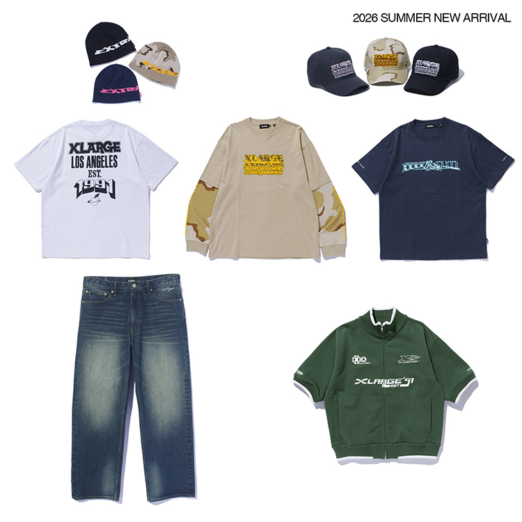 XLARGE�i�G�N�X�g�����[�W�j�̃V���b�v�j���[�X�u�yXLARGE�z���T�̐V���׃A�C�e�� & �������߃A�C�e���v