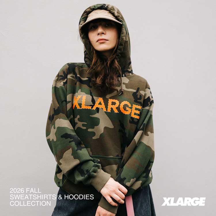 XLARGE�i�G�N�X�g�����[�W�j�̃V���b�v�j���[�X�u�yXLARGE�zSWEAT COLLECTION | ���̏H�������߂̃X�E�F�b�g�v