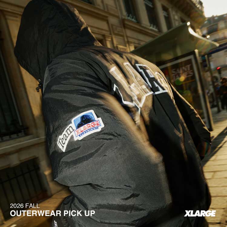 XLARGE�i�G�N�X�g�����[�W�j�̃V���b�v�j���[�X�u�yXLARGE�zPICK UP OUTER | ���N�������A�E�^�[�v