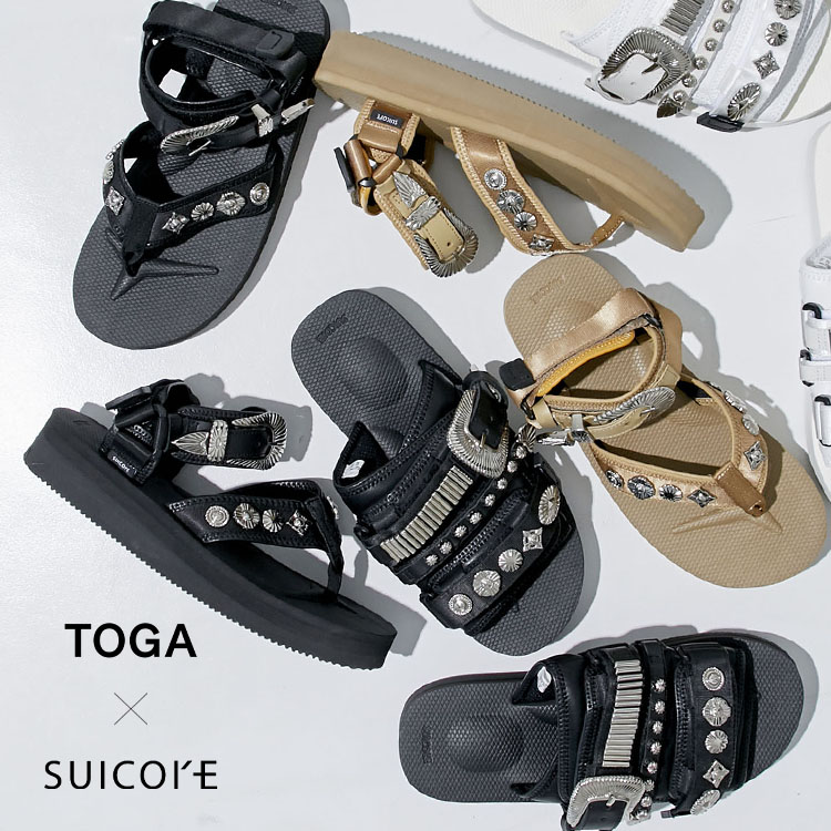 商いTOGA×SUICOKE トーガ×スイコック MOTO スリッパサンダル25cm