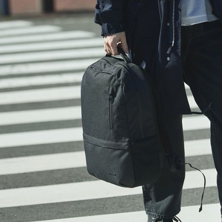 INBP100622-BLK Incase Twill and Leather Backpack 2021 - Black（バックパック/リュック）｜ incase（インケース）のファッション通販 - ZOZOTOWN