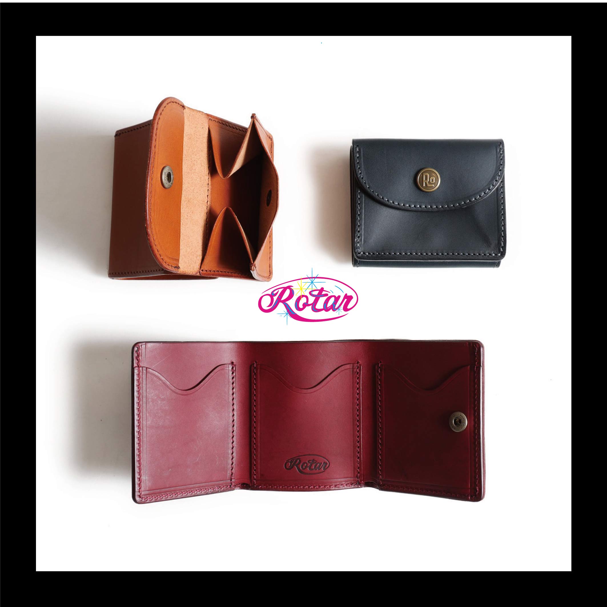 Threefold compact wallet 三つ折り コンパクト ウォレット（財布