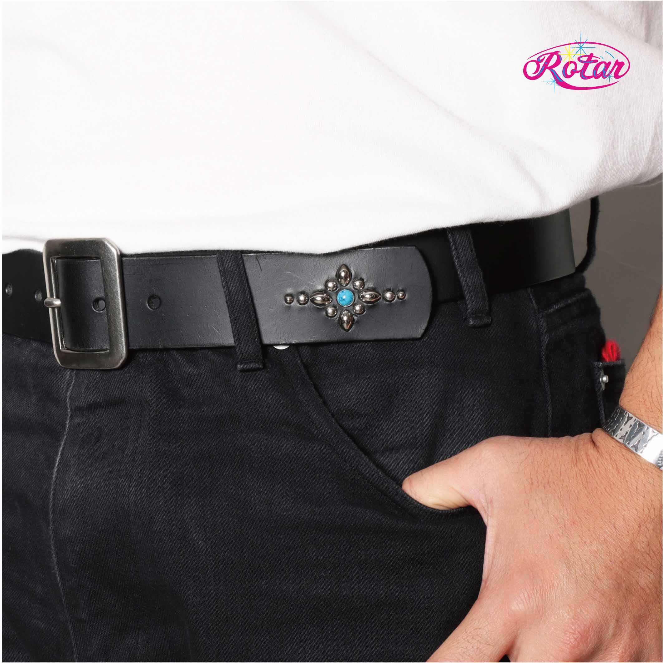 Free buckle leather belt フリーバックル レザー ガチャベルト