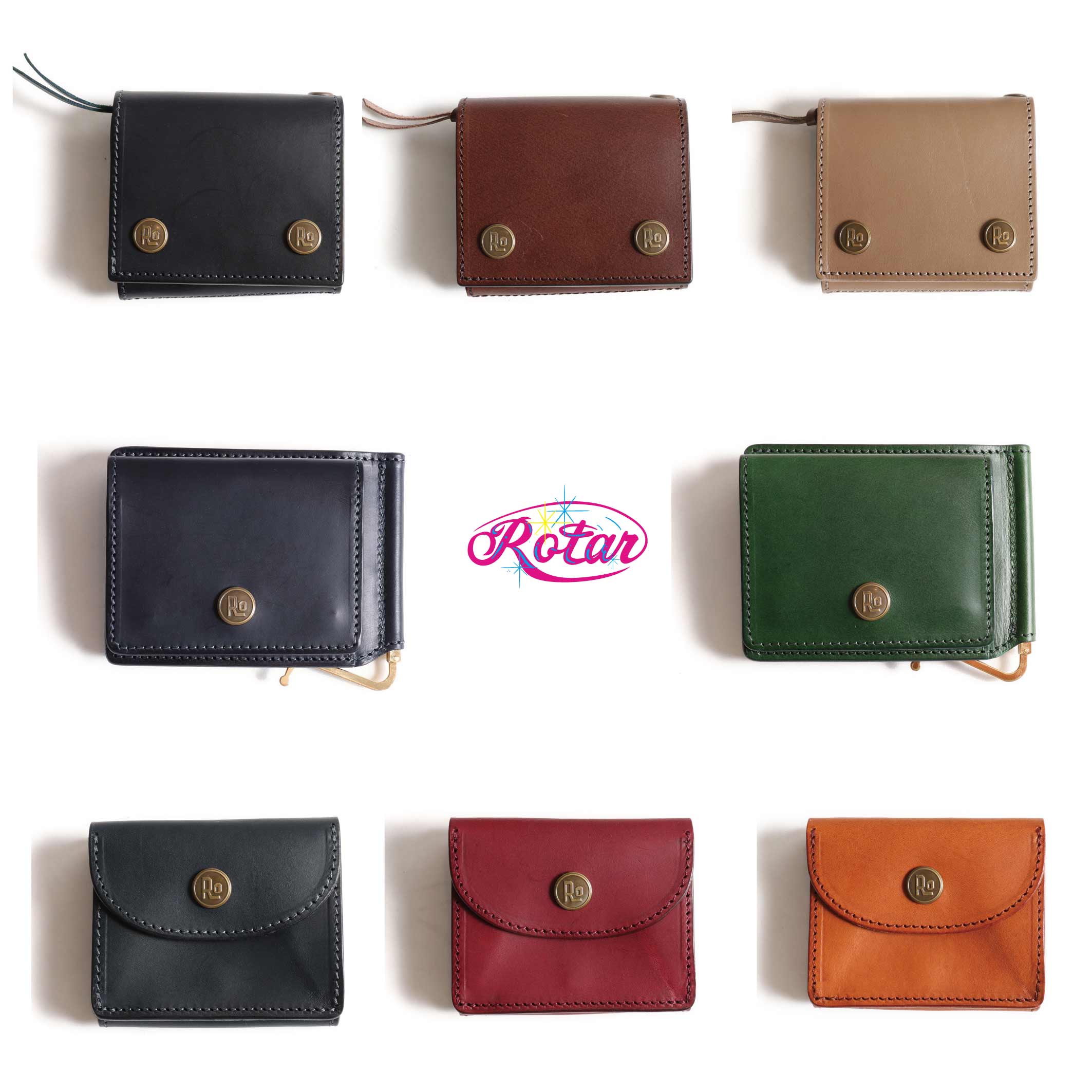 Zipper money clip レザー マネークリップ（札入れ