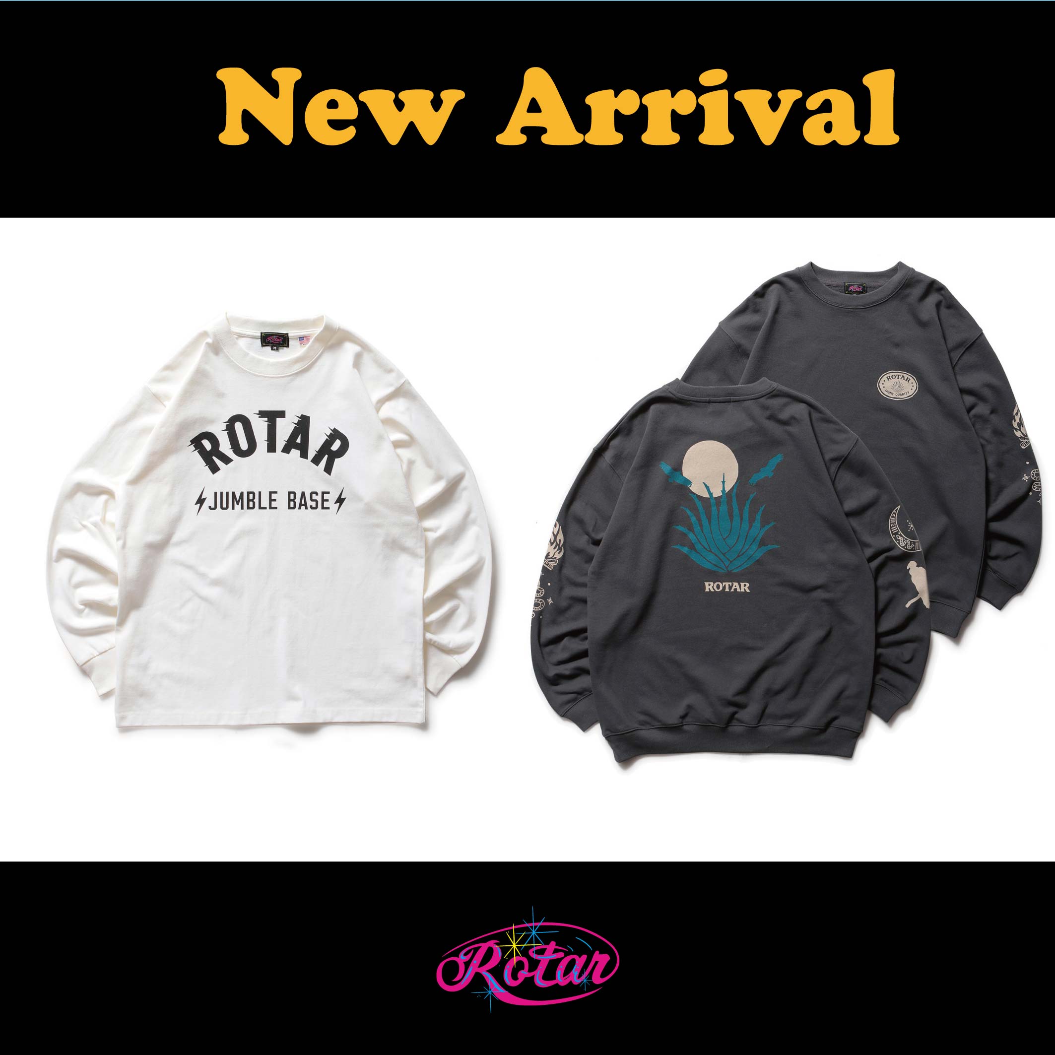ANCHOR by ROTAR/VIVIFY�i�A���J�[�o�C ���[�^�[/�r�r�t�@�C�j�̃V���b�v�j���[�X�u�H���V��̃���Tee�ƃX�E�F�b�g�����X���ג��I�I�yROTAR�z�v