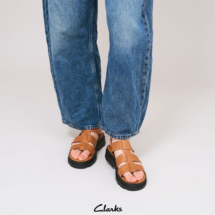 Clarks�i�N���[�N�X�j�̃V���b�v�j���[�X�u�y�N���[�N�X�z���ꂢ�߂ɗ����郌�f�B�[�X�T���_�� Orinoco3 Strap �v
