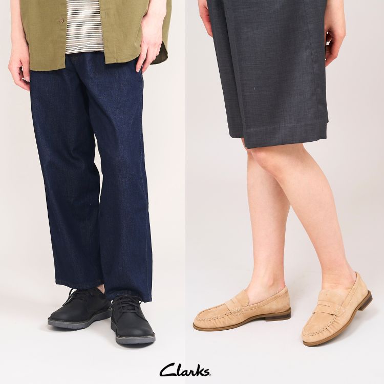 Finer Sun / フィナーサン (ブラックレザー)（ローファー）｜Clarks