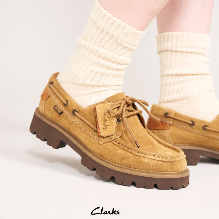 Cleyhill Boat / クレイヒルボート (ブラウンレザー)（モカシン/デッキ