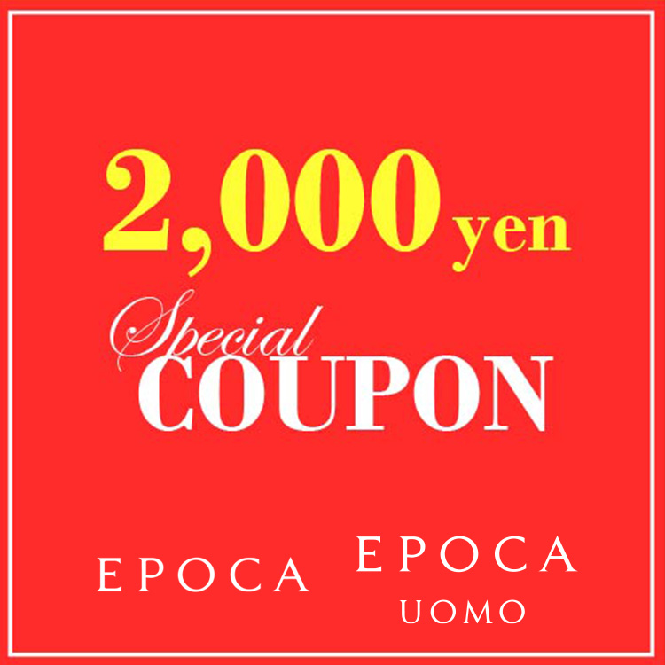 EPOCA�i�G�|�J�j�̃V���b�v�j���[�X�u�y3���Ԍ���z2000�~�N�[�|���z�z���V�t�^�C���Z�[�����e�����J�ÁI�I �v