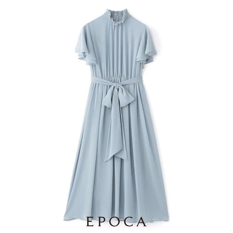 シアーコットンナイロン ニットワンピース（ワンピース）｜EPOCA