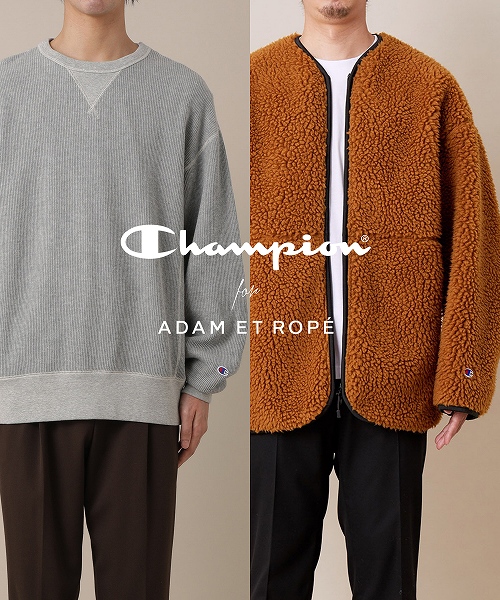 Adam Et Rope アダムエロペのトピックス 別注champion 大人世代が着たい上品なアイテム Zozotown