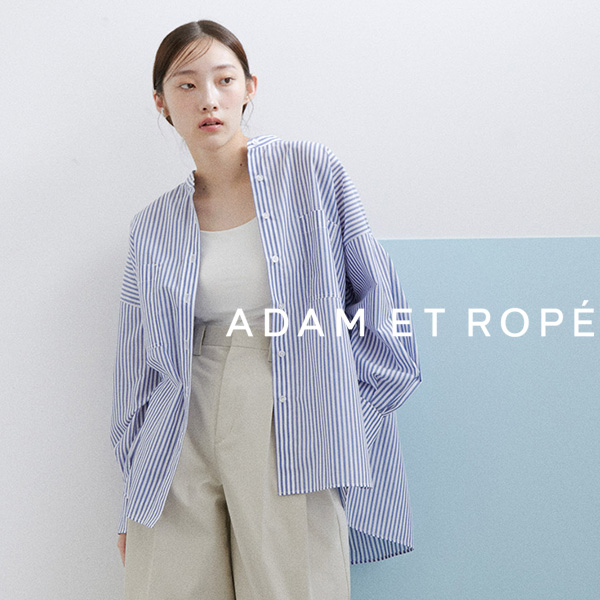 アダムエロペ スムースボックスカーディガン ADAM ET ROPE' ピンク ...