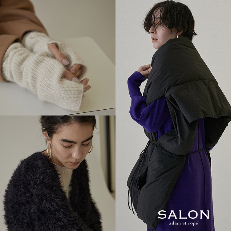 モヘアシャギーチェックストール（ストール/ショール）｜SALON adam et