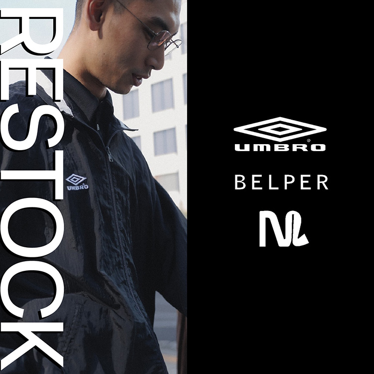 再販！【24SS新作】【UMBRO×BELPER×M TO R】NYLON TRACK JACKET