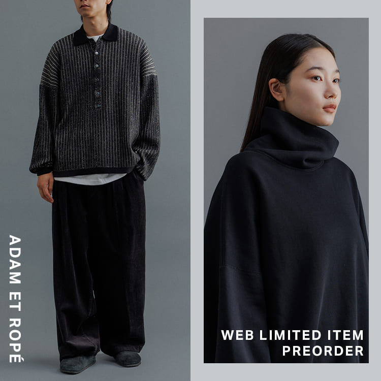 ADAM ET ROPE'iA_Gyj̃Vbvj[XusADAM ET ROPE't2025AW WEB LIMITED ITEM.v