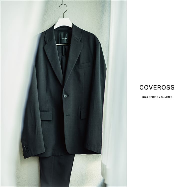 ADAM ET ROPE'�i�A�_���G���y�j�̃V���b�v�j���[�X�u�sCOVEROSS for ADAM ET ROPE'�t�ǂ�Ȏ��ł��X�}�[�g�ɉ߂�����A��i�Z�b�g�A�b�v�v