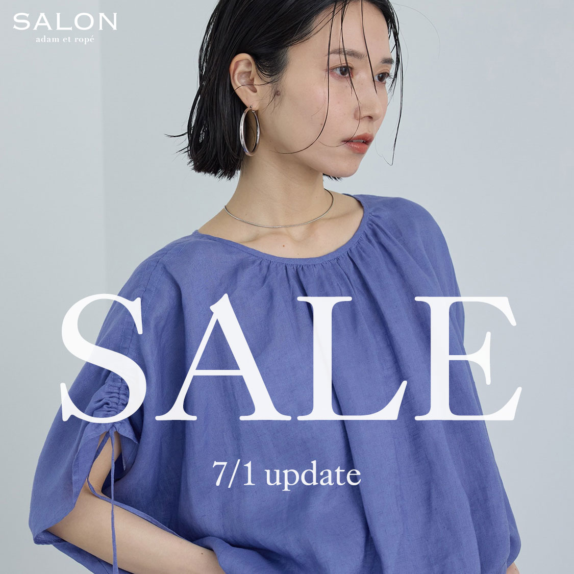 ADAM ET ROPE'�i�A�_���G���y�j�̃V���b�v�j���[�X�u7/1�X�V�ISUMMER SALE�J�Ò��sSALON adam et rope'�t�v