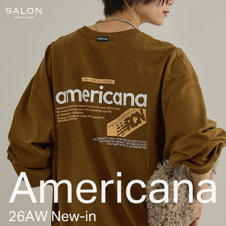 セール】【Americana（アメリカーナ） for SALON】ワイドパンツ