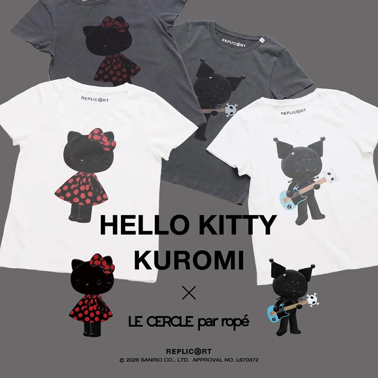ADAM ET ROPE'�i�A�_���G���y�j�̃V���b�v�j���[�X�u�y�ʒ��zHELLO KITTY�EKUROMI×LE CERCLE par rope'�v