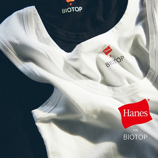 ADAM ET ROPE'�i�A�_���G���y�j�̃V���b�v�j���[�X�uHanes for BIOTOP�iWOMEN�j�v