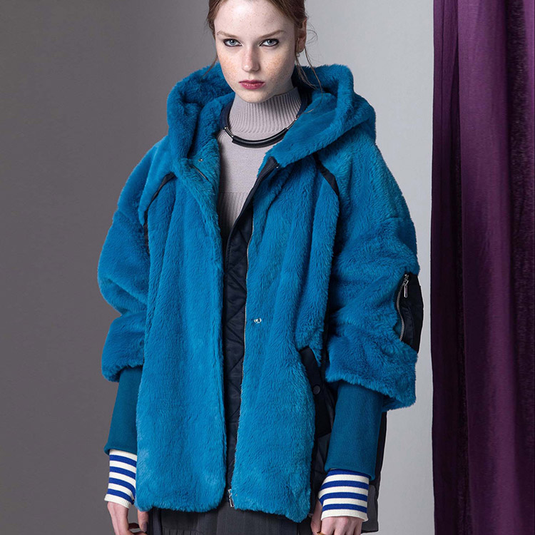 AULA AILA/AULA�i�A�E���A�C��/�A�E���j�̃V���b�v�j���[�X�u�w���̓L���g���H�̃^�t�^�Ŕ��G��̗ǂ��V���[�g�t�@�[�̃R�[�g�v