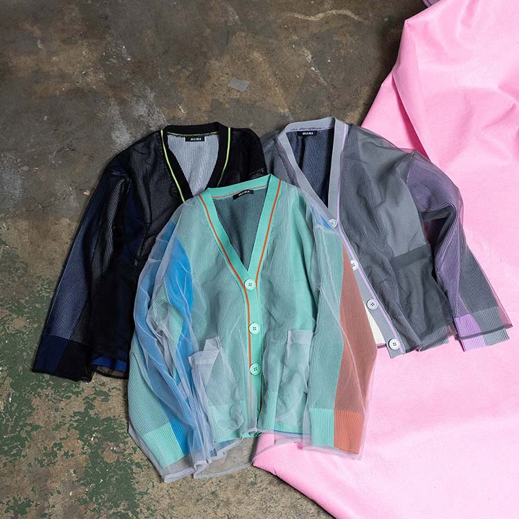 AULA AILA/AULA�i�A�E���A�C��/�A�E���j�̃V���b�v�j���[�X�u�y���ăX�g���b�`���̍����|���G�X�e�������g�p�����J�[�f�B�K���B�v