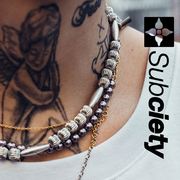 セール】Metal necklace-crypto-（ネックレス）｜Subciety