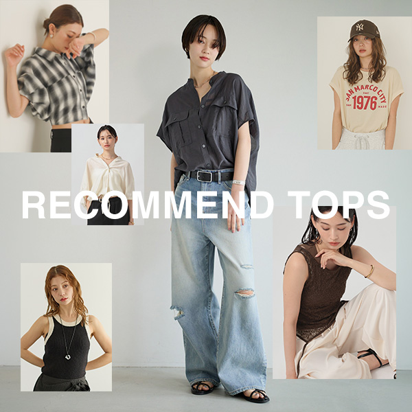 BAYFLOW�i�x�C�t���[�j�̃V���b�v�j���[�X�uRECOMMEND TOPS�v