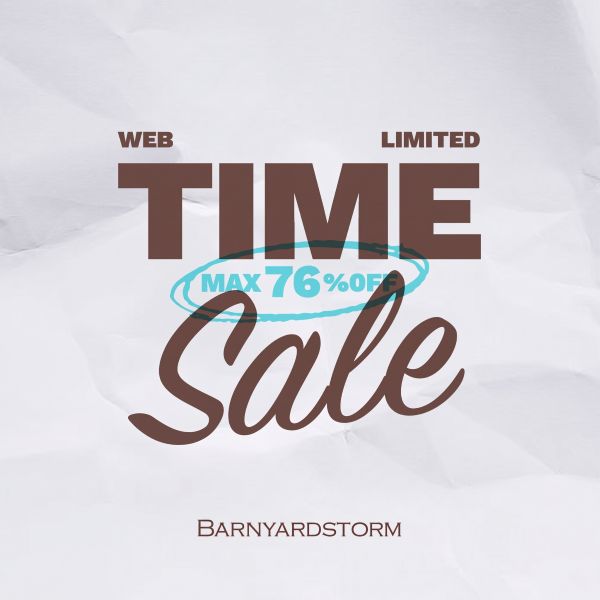 BARNYARDSTORM�i�o�����[�h�X�g�[���j�̃V���b�v�j���[�X�u�yZOZO����^�C���Z�[���z���Ԍ���I�������̃X�y�V�����v���C�X�����������Ȃ��I�v