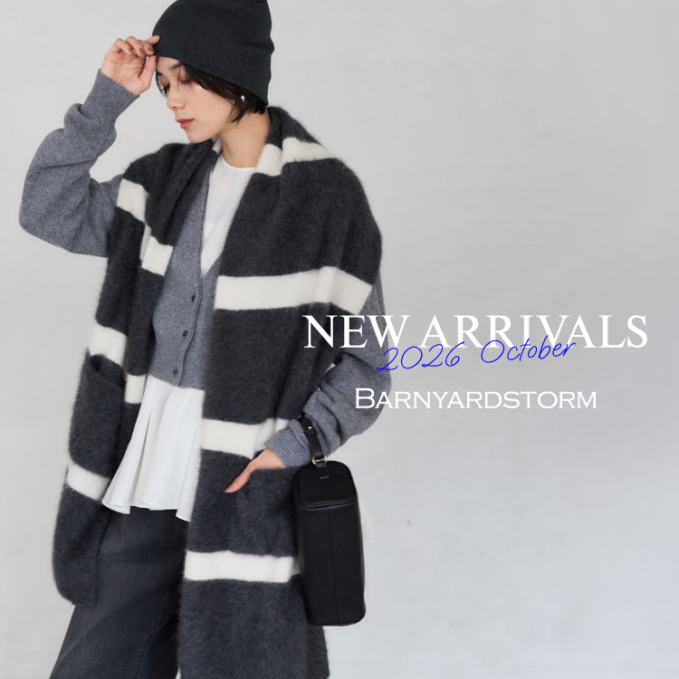 BARNYARDSTORM�i�o�����[�h�X�g�[���j�̃V���b�v�j���[�X�u�yNEW ARRIVALS�z���ꂩ��}�X�g�̃J�[�f�B�K����X�g�[�������� �v