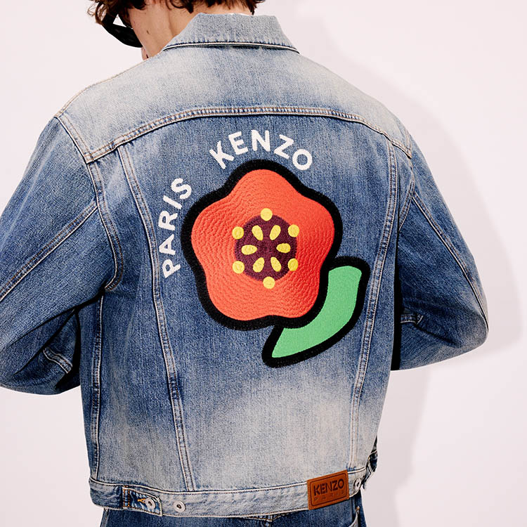 KENZO バンドカラー スタンドカラー シャツ ヴィンテージ 美品