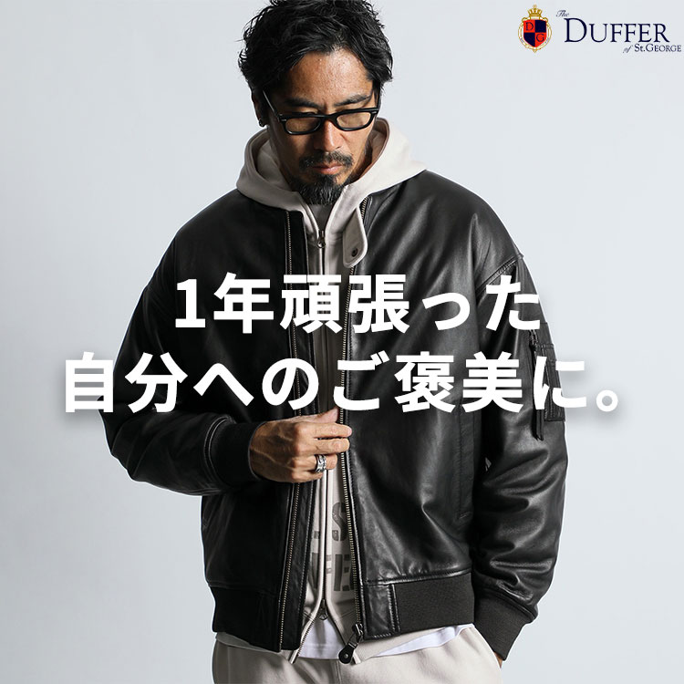 LAMB LEATHER MA-1：ラムレザー 中綿 MA-1（MA-1）｜The DUFFER of ST ...