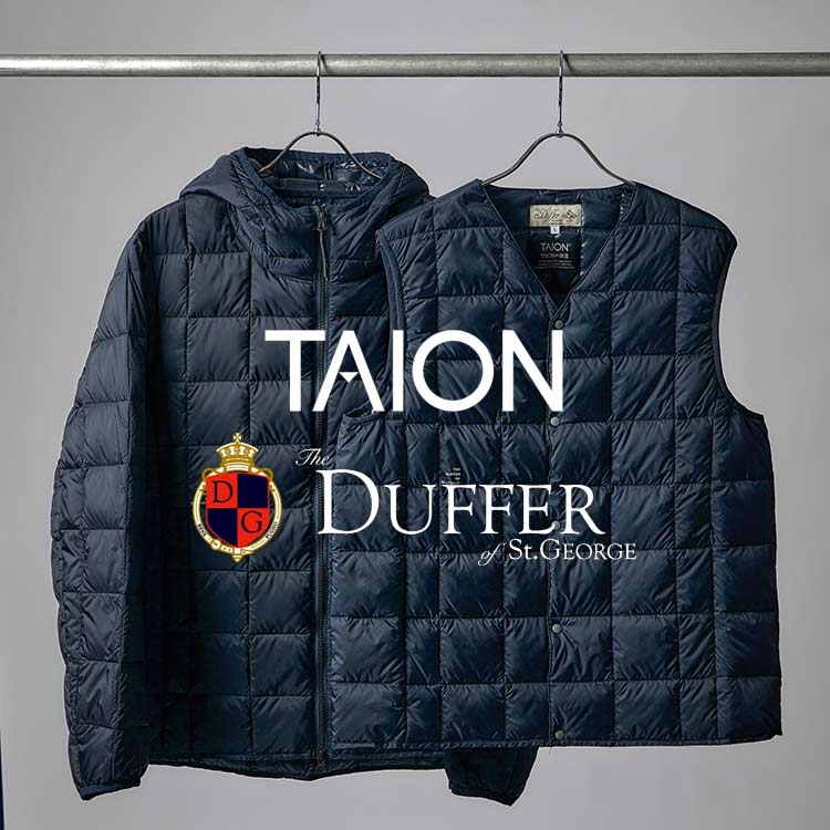 The DUFFER of St.GEORGEiUE_t@[EIuEZgW[Wj̃Vbvj[XuyTAION×DUFFERz INNER DOWN WEAR COLLECTIONs\v