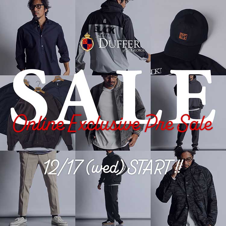 The DUFFER of St.GEORGE�i�U�E�_�t�@�[�E�I�u�E�Z���g�W���[�W�j�̃V���b�v�j���[�X�u�{�����yPRE-SALE�z���X�^�[�g!!�v