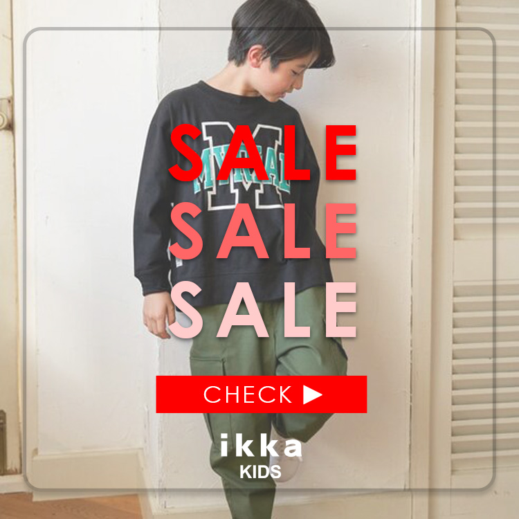 ikka LOUNGE�i�C�b�J���E���W�j�̃V���b�v�j���[�X�u�y��ZOZO���聦�zMAX40��OFF�I�Z�[���J�Ò� | ikka Kids�v