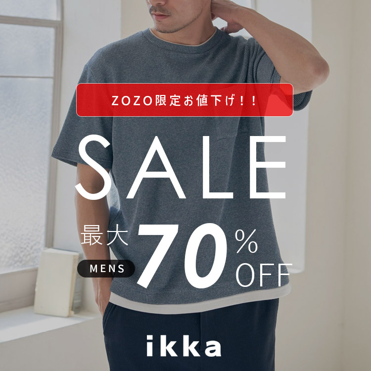 ikka LOUNGE�i�C�b�J���E���W�j�̃V���b�v�j���[�X�u�y���Z�[���ǉ����zZOZO���� �ăZ�[���J�Ò� MAX70��OFF | ikka Mens�v