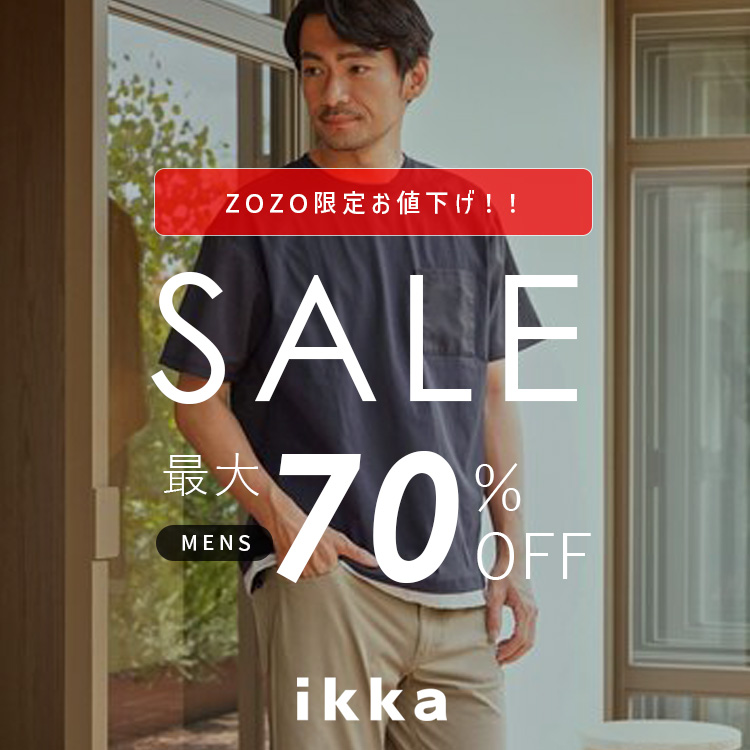 ikka LOUNGE�i�C�b�J���E���W�j�̃V���b�v�j���[�X�u�y���Z�[���ǉ����zZOZO���� �ăZ�[���J�Ò� MAX70��OFF | ikka Mens�v
