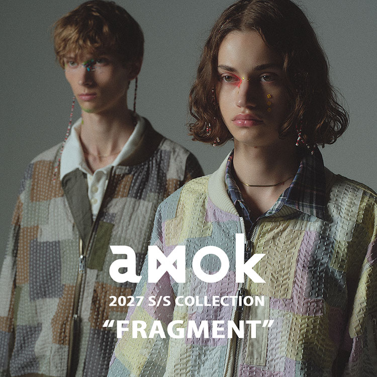 ANLIO�i�A�����I�j�̃V���b�v�j���[�X�uamok 2027 S/S �gFRAGMENT�h ��s�\��J�n�v