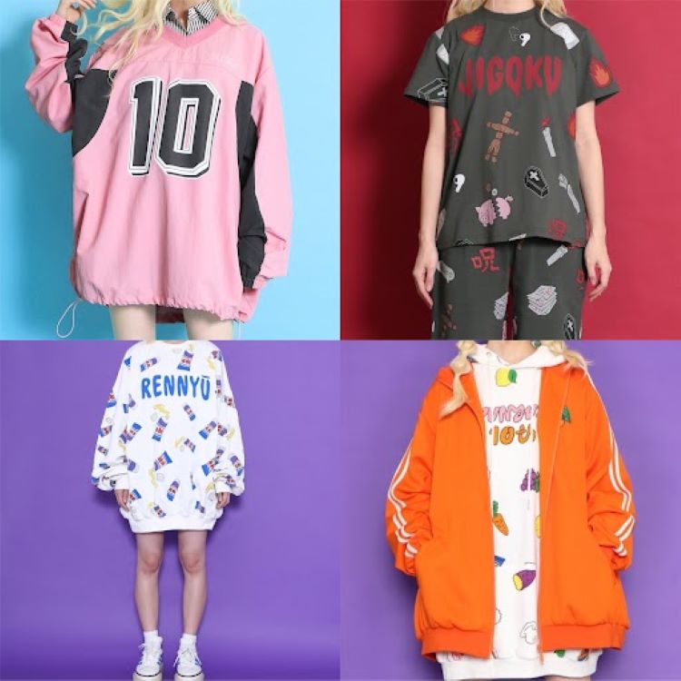 NAOMIチャン総柄Tシャツ（Tシャツ/カットソー）｜PUNYUS