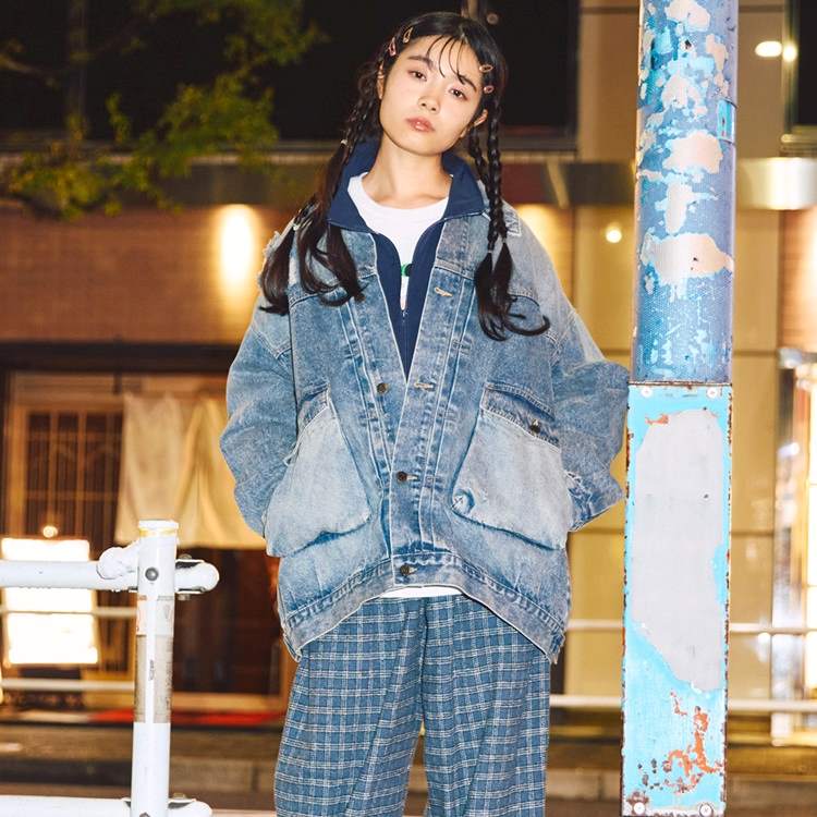 PUNYUSivjYj̃Vbvj[XuDENIM ITEMv