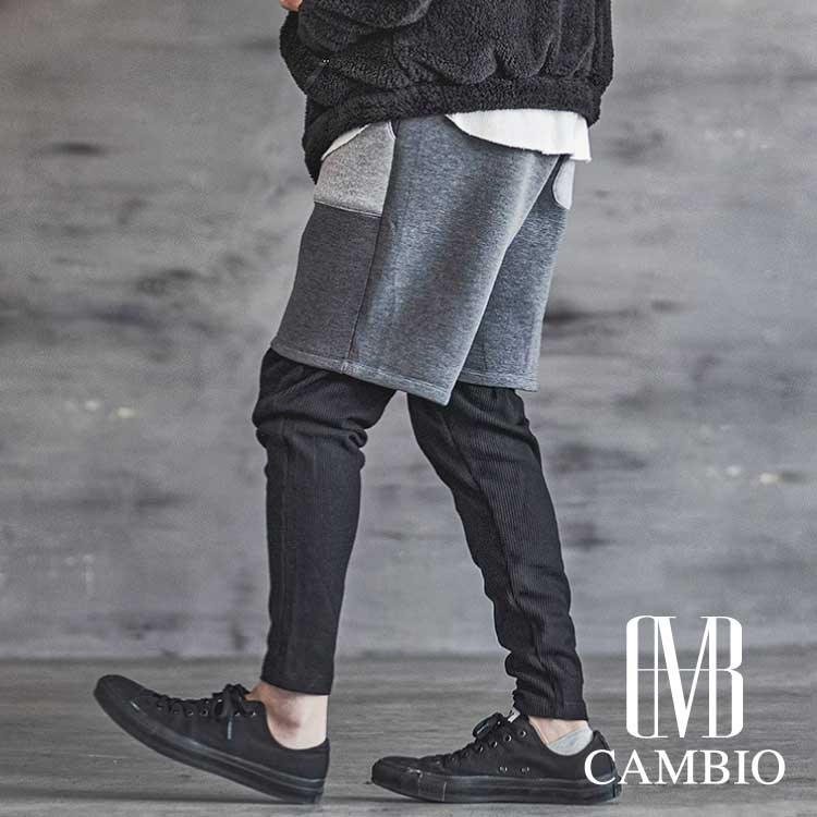 Cambio カンビオのトピックス アクティブファッションに使える ショーツ レギンスのドッキングパンツ Zozotown
