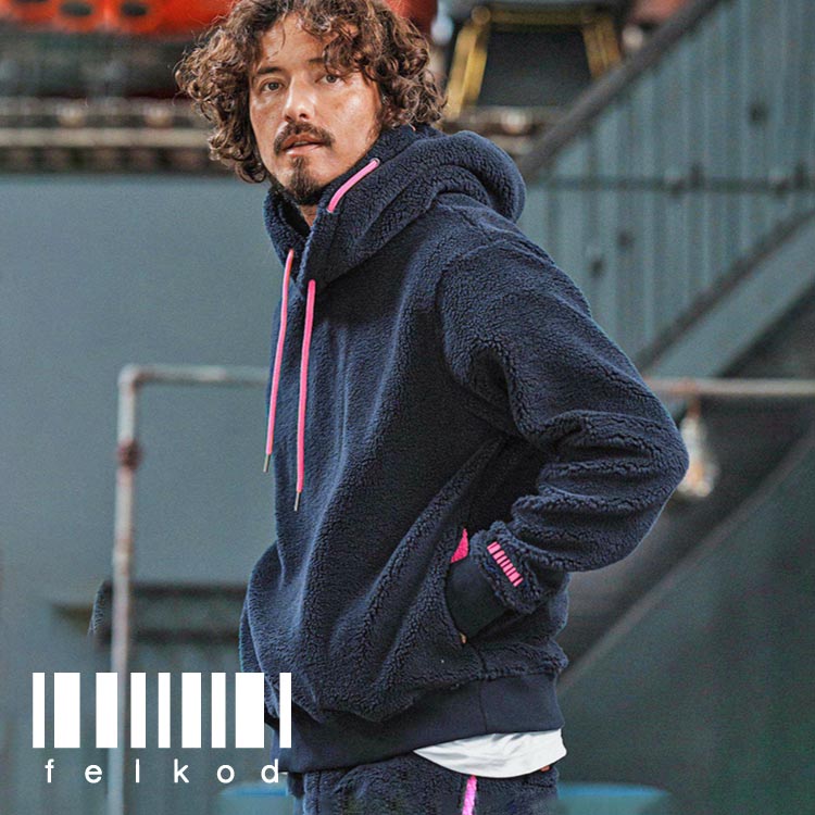 mpa3829- Ortega Pattern Fleece Parka フリースパーカー