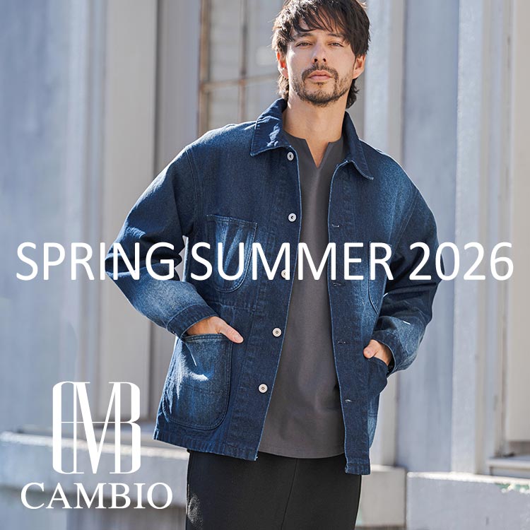 CAMBIO�i�J���r�I�j�̃V���b�v�j���[�X�u�y CAMBIO �zspring summer collection 2026 vol.4�v