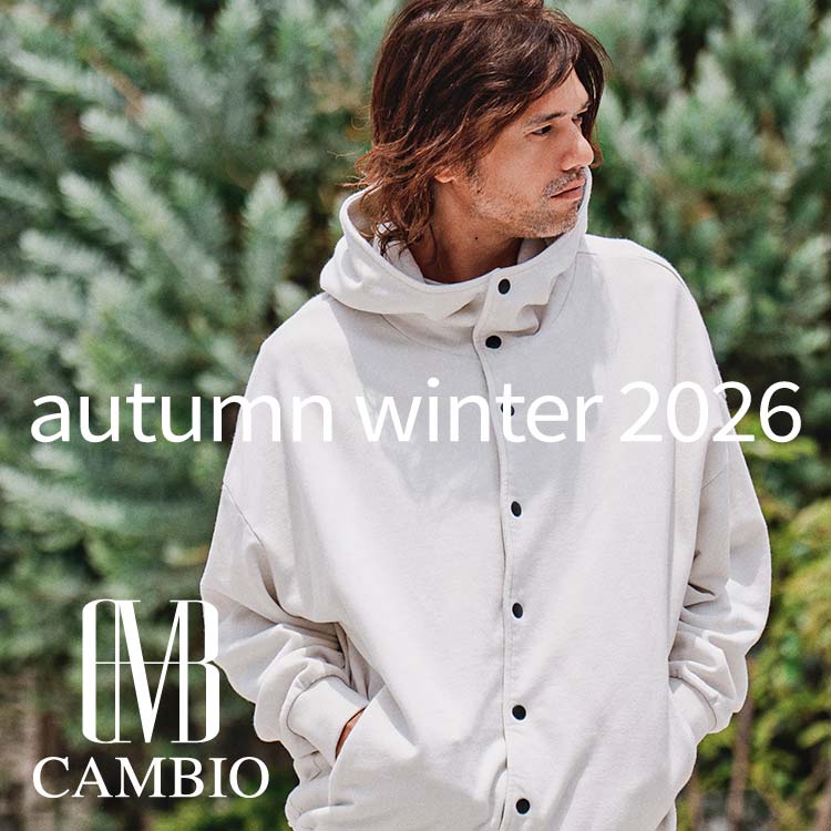 CAMBIO�i�J���r�I�j�̃V���b�v�j���[�X�u�y CAMBIO �zautumn winter collection 2026�v
