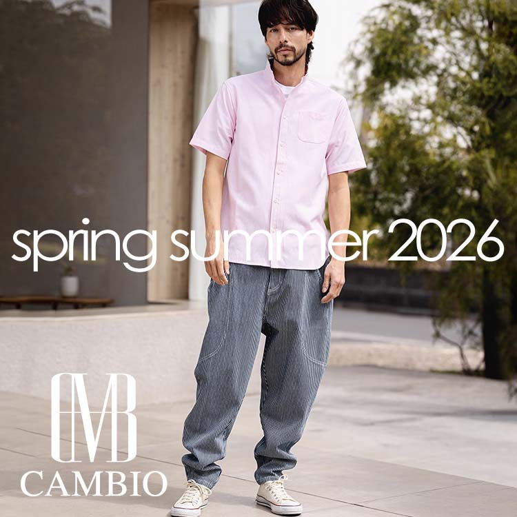 CAMBIO�i�J���r�I�j�̃V���b�v�j���[�X�u�y CAMBIO �zspring summer collection 2026�v