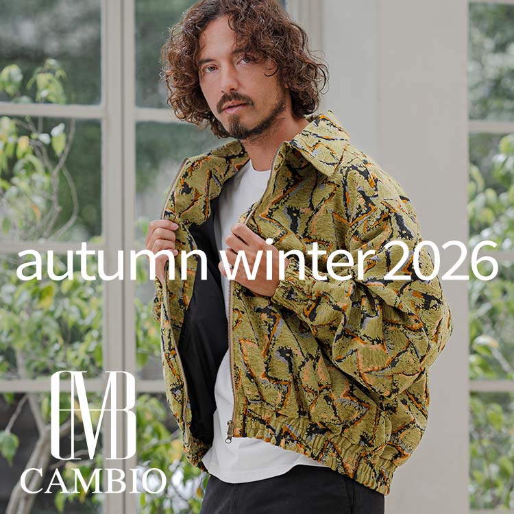 CAMBIO�i�J���r�I�j�̃V���b�v�j���[�X�u�y CAMBIO �zautumn winter collection 2026 vol.6�v